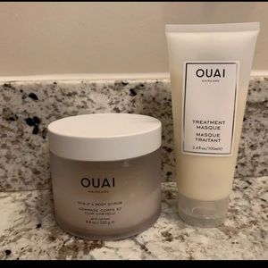Ouai scrub and hair treatment